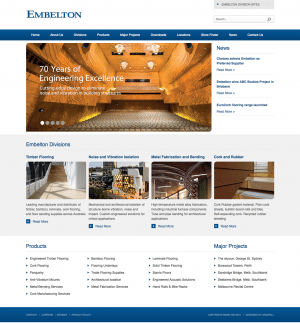 www.embelton.com homepage